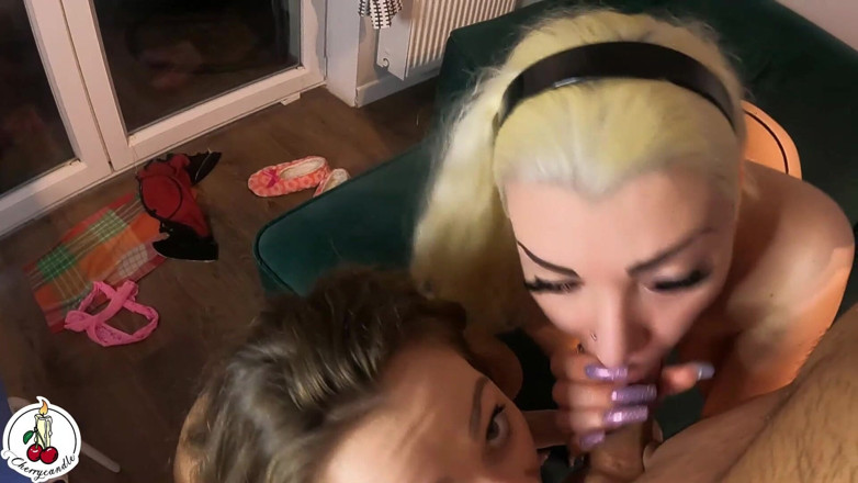 Cherrycandle: Doppio deepthroat