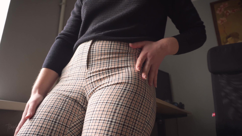 Teasecombo 4K: Colegă obraznică tachinare și refuz de pizdă