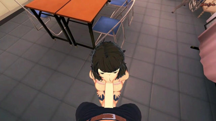 Hentai Smash: Bocca che scopa Sadayo Kawakami nella sala degli insegnanti dal...