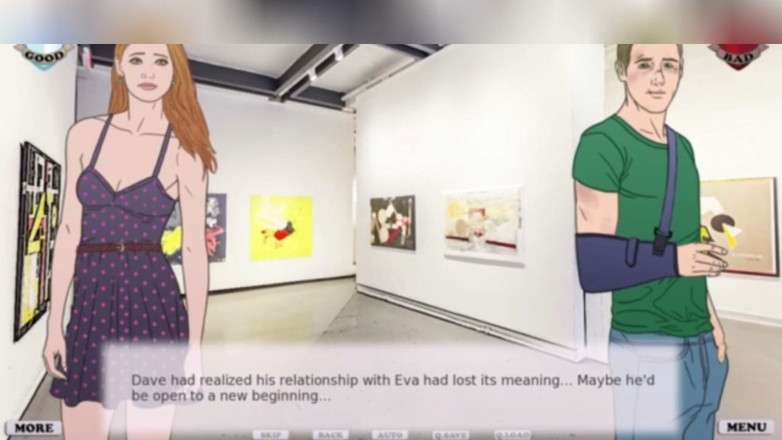 3DXXXTEEN2 Cartoon: Un trio anale con Nat e Damian. 3D porno - sesso cartone...