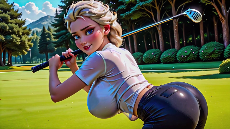 CoolVids: Golf Girl -ai Generated-