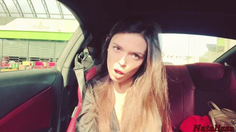 Natalissa: Nedbalé kouření a hluboké kouření v autě