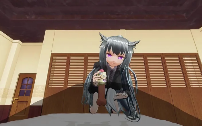 H3DC: 3D Hentai Jerk off Your Cock with Her Panties