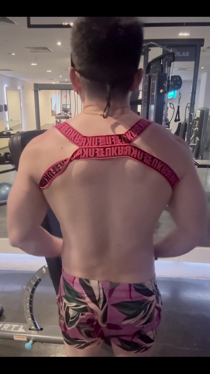 barenakedboy: 在健身房锻炼