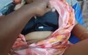 Black &amp; white desicat: Bengálská velká prsa hospodyňka Višakaa v Sárí tvrdě šuká