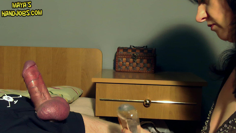 Mayashandjobs: Precum flow와 대박 사정