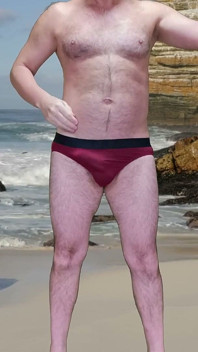 Péro na pláži