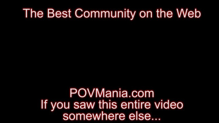 POV Mania: Gagica sexy Brooke Jonson futută cu vedere la persoana 1!!