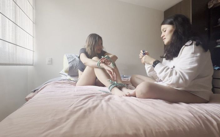 scarlettandc: I Show My Slave How to Be Submissive