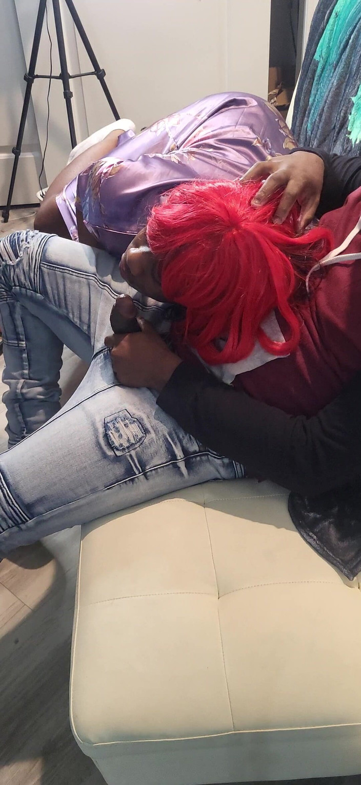 Wondahead21: लाल सिर वाली रंडी की दा सोफे पर गला चुदाई! Just for Fan - wondahead22