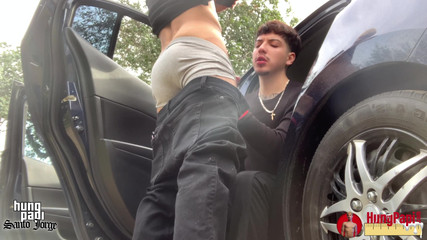 Hung Papi: Büyük Yarak Sünnetsiz Yarak Emerken Yakalandı Papi Halka açık!