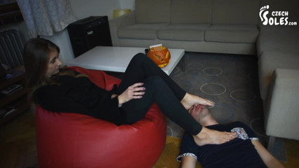 Czech Soles - foot fetish content: Under the evil spell of foot dominating witch!