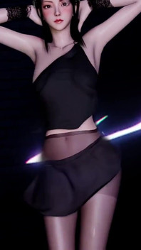3D schattige Aziatische babe naakt haar perfecte tengere lichaam werd zo hard geneukt