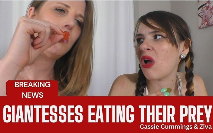 Ziva Fey: Ziva Fey и Cassie Cummings - великанши поедают свою добычу!