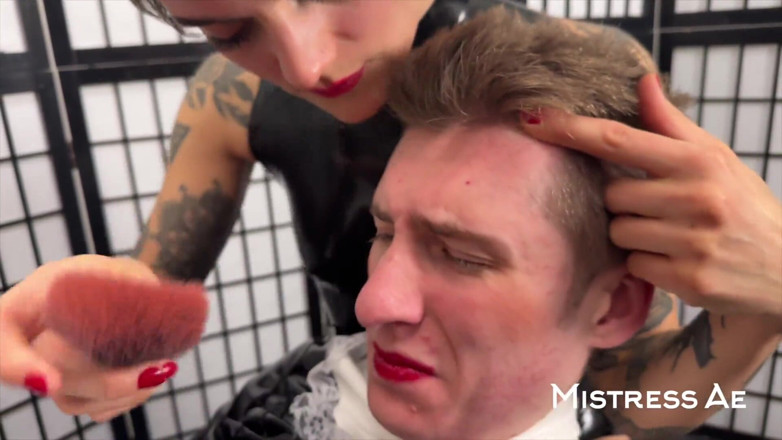 MistressAe: Two Dommes and the Delivery Boy - the Restraint