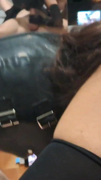 MILF Takes Cock in Her Mouth Upside Down, POV