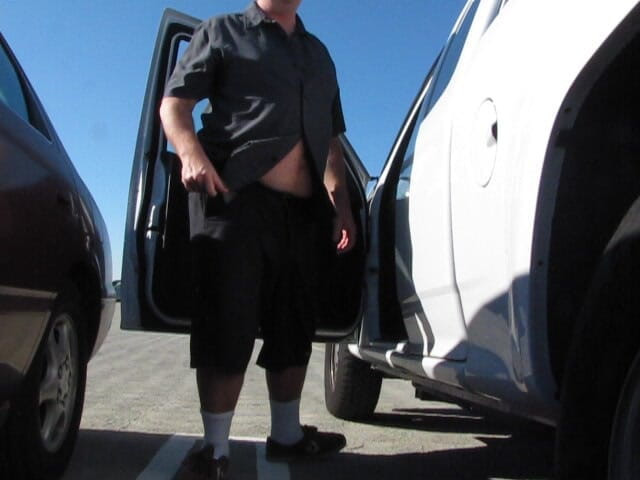 The porky pervert: 停车场 Cum 6