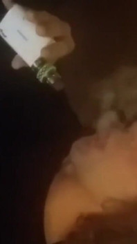Cute Transgirl Vaping Triple O's (vape Tricks)