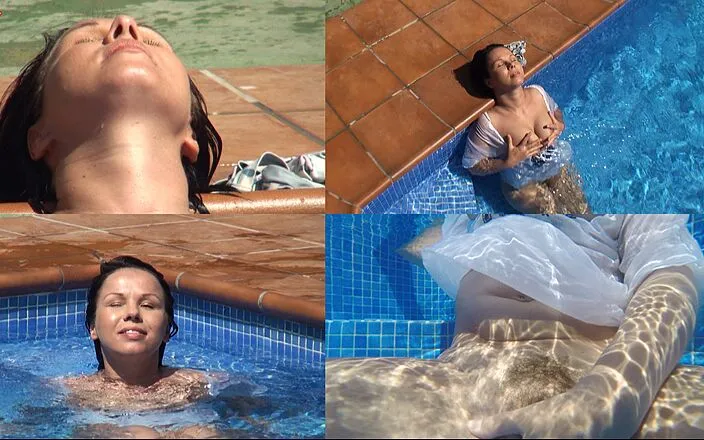 Lydia Privat: Pool Masturbate in Almeria