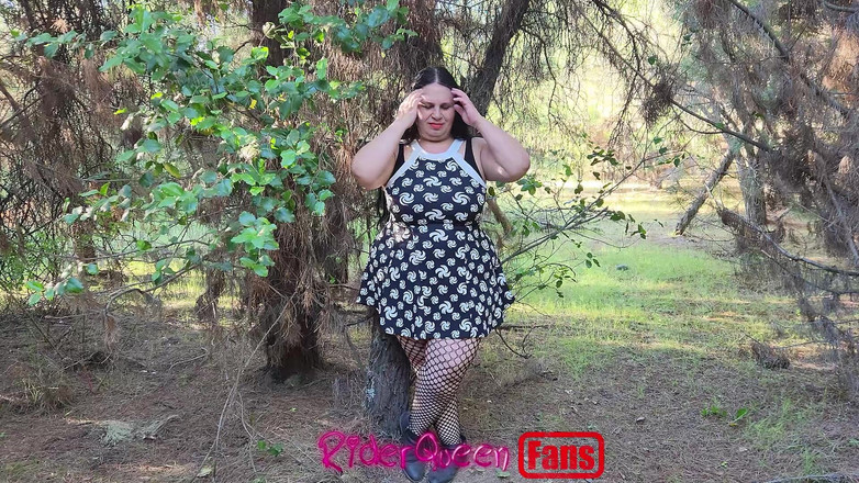 Riderqueen BBW Step Mom Latina Ebony: Riderqueen Alone, Outdoors, Fan Videos