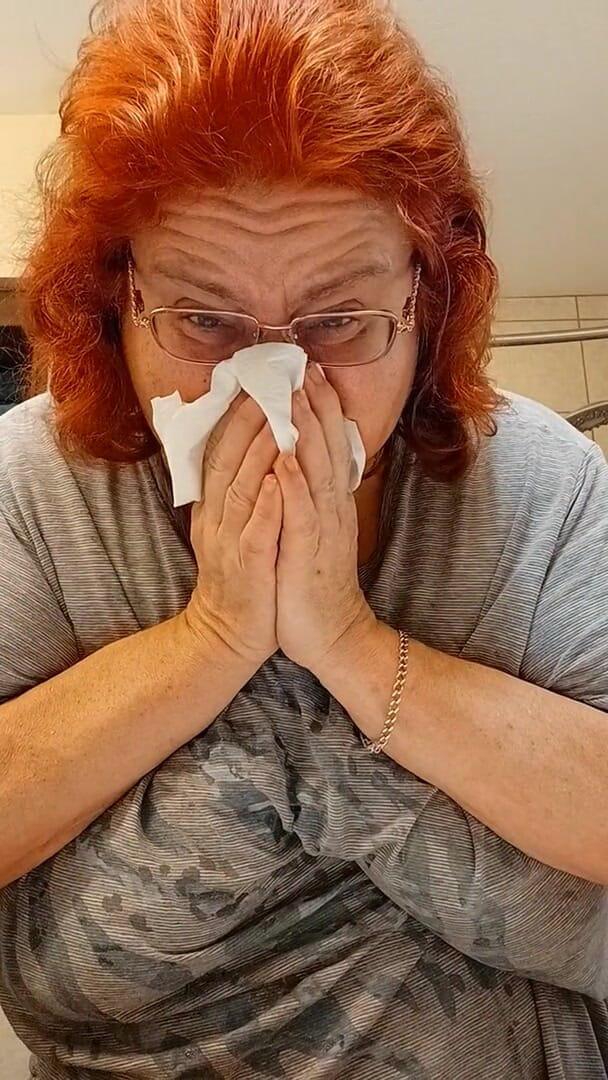 BBW nurse Vicki adventures with friends: Ate Too Much and Nose a Mess