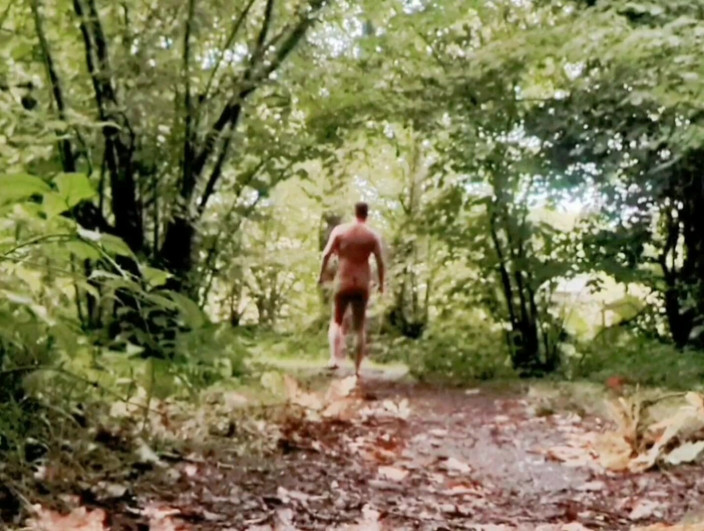 MaleModel: Натуризм. Натуристов. Нудистский. Обнаженная на улице