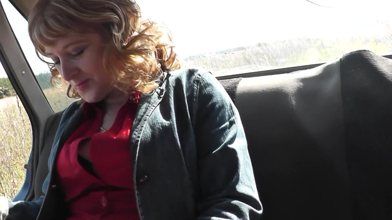 XXX-Platinum: Doggy-style Fucked MILF in Back Seat Car Next to Road