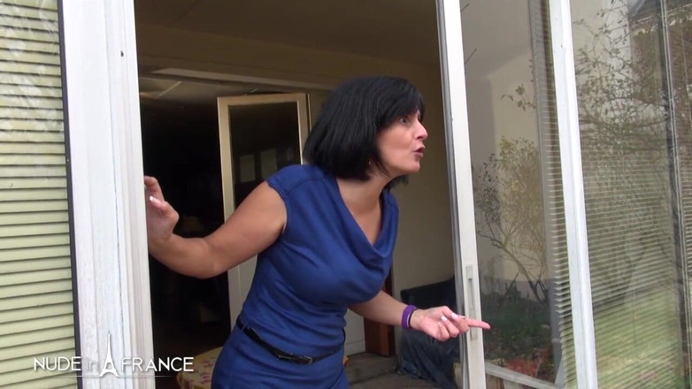 Nude in France: The CEO is a naughty big titted cougar taking care...