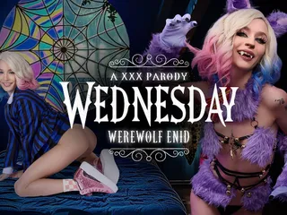 Wednesday: Werewolf Enid a XXX Parody