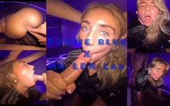 İngiliz çekici Bonnie Blue tatlı deliklerini genişletiyor