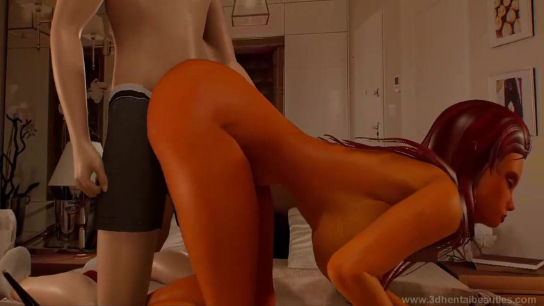 3DHentaiBeauties: Bara sex 4 (starfire Lucky Night)