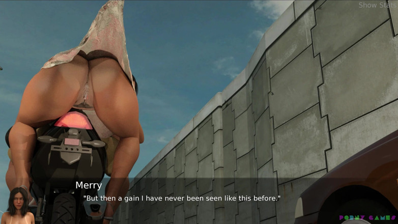 Porny Games: Proyecto esposa caliente - montando el motor con el culo desnudo (91)
