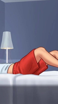 MILF Landlady Caught Him Jerking off to Her Panties, MILF Caught Him Sniffing Her Panties - Summertime Saga 07