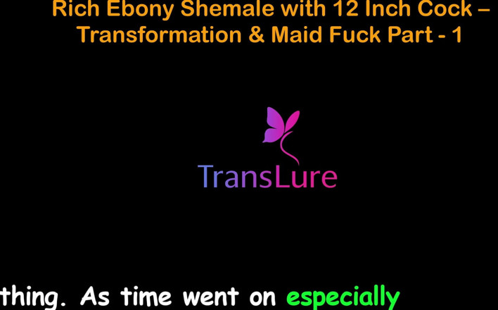 TransLure: English Audio Sex Story Rich Ebony Shemale with 12 Inch Cock -...