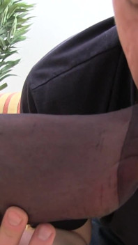 Redhead Madame Nylon Toe Sucking