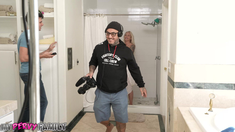 My Pervy Family: Mypervyfamily - Behind the Scenes with Alexis Malone &amp; Kai Jaxon!