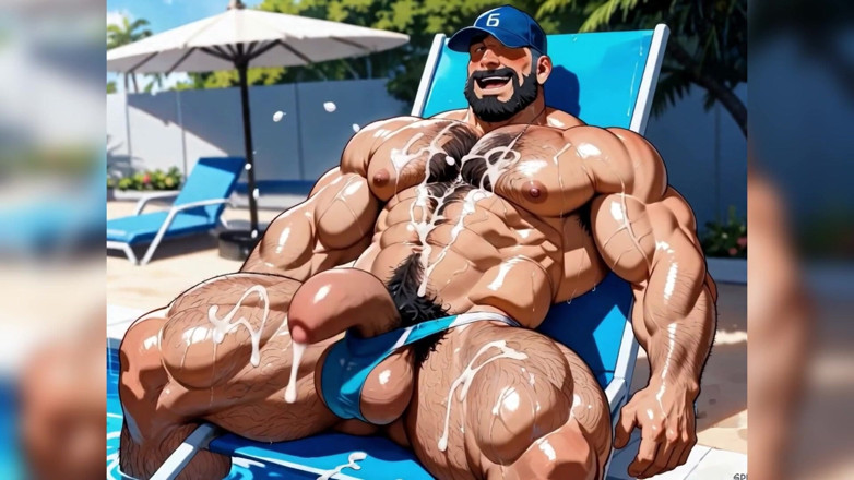 Gayming: Starý gay velký penis šuká muže