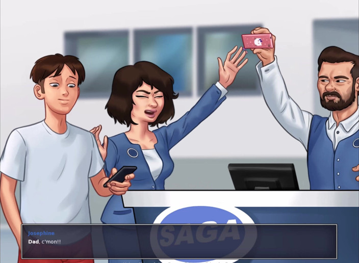 Johannes Gaming: Summertime saga - jenny의 젖탱이 빨기