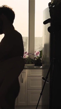 Sexe matinal cinématographique - couple amateur réel