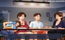 Cartoon Universal: Yaz mevsimi efsanesi bölüm 52 - akşam yemeğinde masanın altında ereksiyon (Fransız itaatkar)