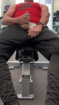 Jockdad87 Hotel Gym Jerk i Cum Część 2