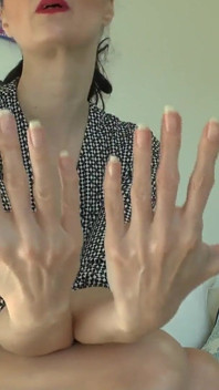Lady Victoria Valente - Beautiful Hands, Long Natural Fingernails, Close-ups, JOI
