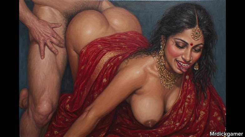 Hornysexes: Hintli kız hintli ıslak amcığın içinde yabancı büyük siyah yarakla sikiliyor