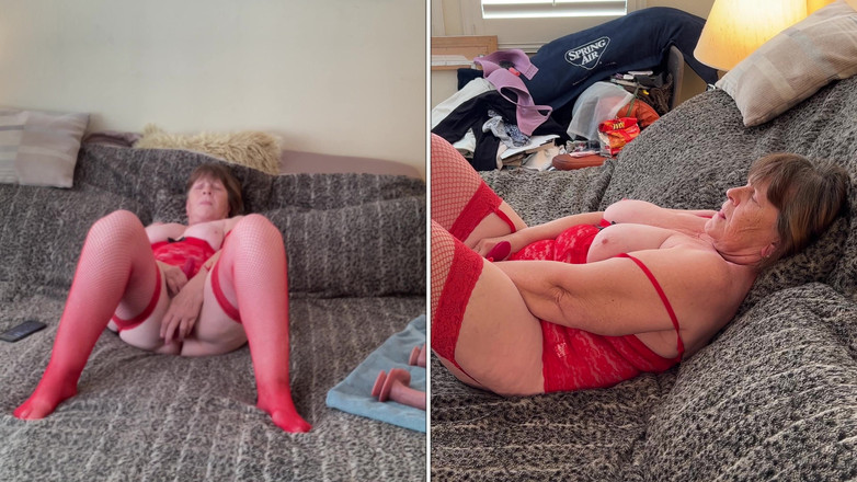 Carmen Angel: Vovó Carmen Em Vermelho Safada Solo Prazeres 2626solo