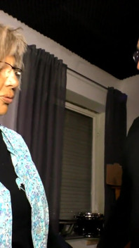 Sexy old mature gets fucked hard in her big round ass