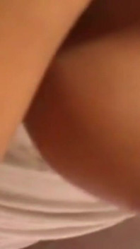 Nina Lisa : lovely little ebony Nina Lisa dancing and stripping on the bed