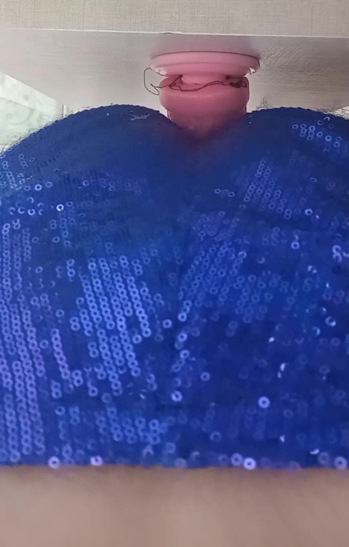 Didier Joyce: Straight Guy Sticks 22cm Realistic Penis All Inside Wearing Women's Lingerie...