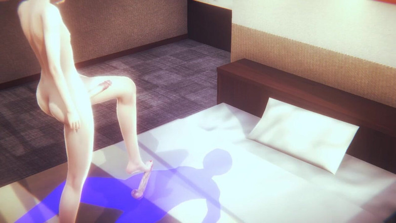 Yaoitube: Yaoi Femboy - sexy Femboy in einem footjob