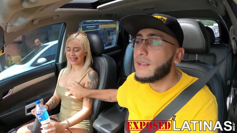 Exposed Latinas: Patricia arabada seks yapmak için erkek arkadaşından kaçıyor