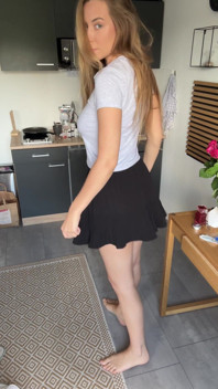 Lifting My Skirt for a Secret View